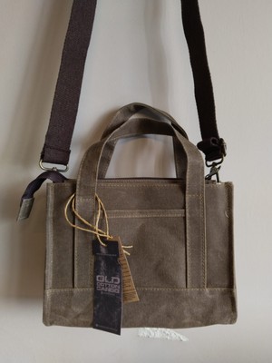 Old Cotton Cargo Kadın Fermuar Detaylı Içi Desenli  Küçük Boy Çantası