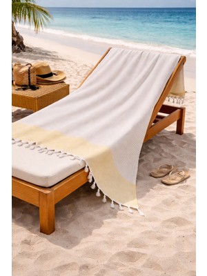 Lunga Vita Hürrem %100 Pamuk Peştemal 90X170 Büyük Ebatlı Plaj Havlusu Banyo Peştemali