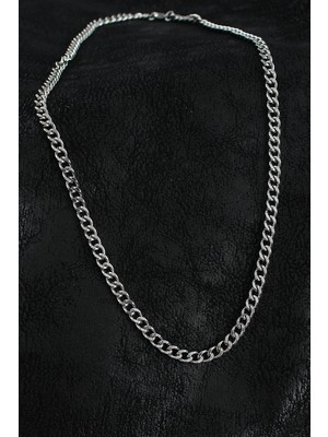 Nexgen 316L Çelik Klasik Zincir Model Gümüş Renk Erkek Kolye