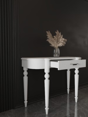 Feyza Design Beyaz Dresuar - Modern ve Fonksiyonel Antre Mobilyası