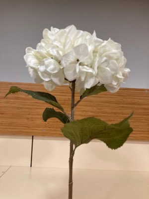 Plus Home Yapay Çiçek Ortanca Büyükboy Renk Beyaz Boy 80 cm