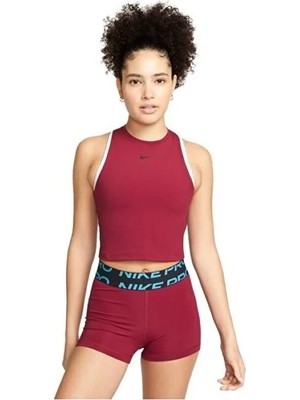 Nike W Np Dri-Fit Grx Crp Tank Nfs Kadın Kırmızı Günlük Stil Atlet DR7743-693