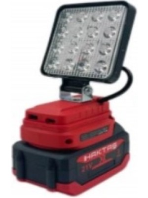 Algaride HKT112 Akülü LED Lamba USB Şarjlı Tek Bataryalı 10 Pilli Güçlü El Feneri