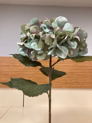 Plus Home Yapay Çiçek Ortanca Büyükboy Renk Doğal Yeşil Boy 80 cm