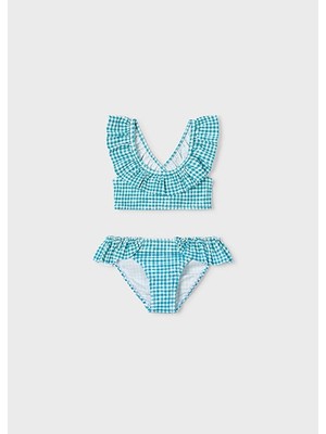 Mayoral Kız Çocuk Fıfırlı Bikini Turkuaz - 03734