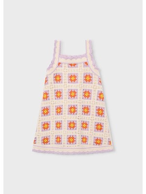 Mayoral Kız Çocuk Tığ Işi Elbise - 03935