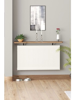 Feyza Design Montajsız Çok Renkli Petek Üstü Uçan Raf 100X18CM