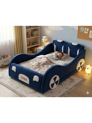 Puf Bebe Montessori 90 x 190 cm Mdf Çocuk Yatağı Yatak Dahildir