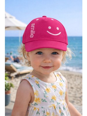 Aydın Şapkacınız 1-3 Yaş Kız Çocuk Siperli Şapka Cırtlı Ayarlanabilir Günlük Kullanım