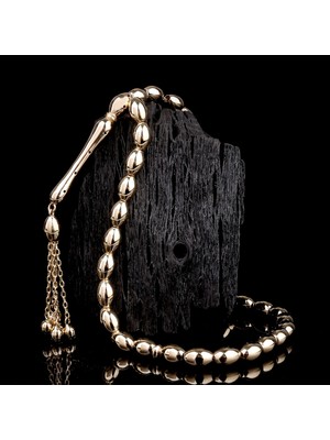 İskender Tesbih 14 Ayar Klasik Altın Tesbih