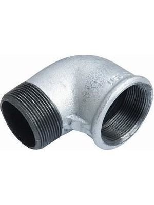 Verto Galvanizli Kuyruklu Dirsek 1 1/2