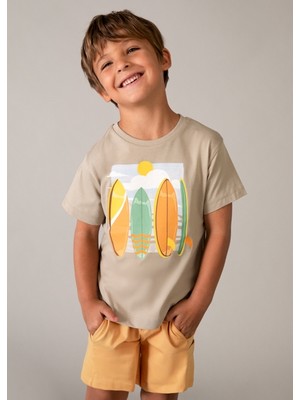 Mayoral Erkek Çocuk 3 Parça Şort T-Shirt Takım  - 03603