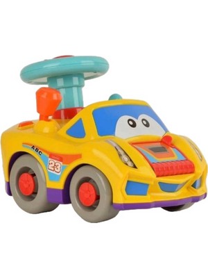 tp Sesli Müzikli ve Işıklı Çok Fonksiyonlu Eğlenceli Arabam