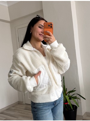 Peluş Astarlı Bomber Ceket