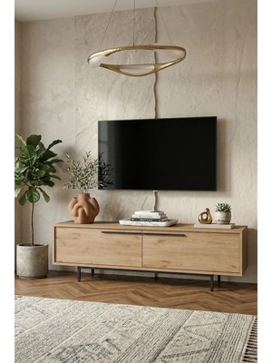 Robin Home Tv Ünitesi Sehpası Metal Ayaklı 160CM Sepet