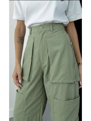 Gkc Butik Paraşüt Kargo Cepli Pantolon