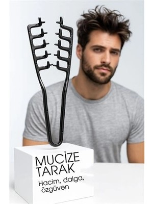 Calperia Mucizevi Tarak - Hacim, Dalga Tarağı Dağının Saç Uygulama Tarağı