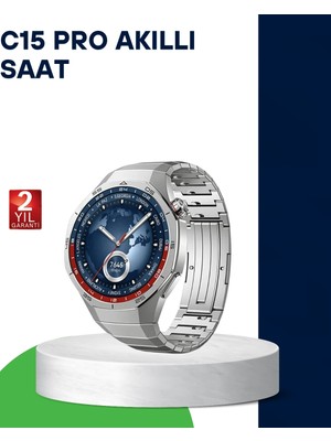 Calperia Nabız Ölçerli Suya Dayanıklı Akıllı Saat