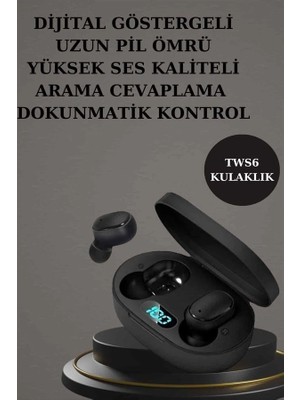 Calperia Nabız Ölçer Hediye Bileklikli Akıllı Saat ve Dijital Göstergeli Bluetooth Kulaklık Çoklu Şarj Girişi