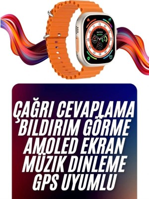 Calperia Android ve Ios Uyumlu Uyku ve Sağlık Takibi Yapabilen 3 Kordonlu Akıllı Saat