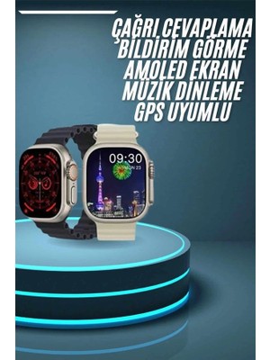 Calperia Akıllı Saat Çok Fonksiyonlu Uzun Pil Ömürlü Çağrı Cevaplayabilen Kol Saati