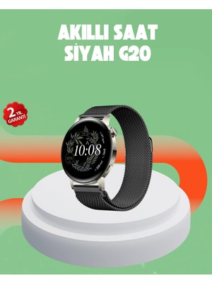 Calperia Akıllı Saat – Dokunmatik Ekran, Kalp Atışı ve Spor Takibi