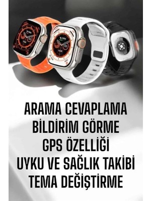 Calperia Yeni Nesil Akıllı Saat Adımsayar, Gps, Nabız Ölçer, Uyku ve Sağlık Takibi