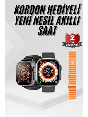 Calperia Akıllı Saat Sağlık Takibi Kalp Atışı Adımsayar Ultra Yeni Nesil Nefes Egzersizi