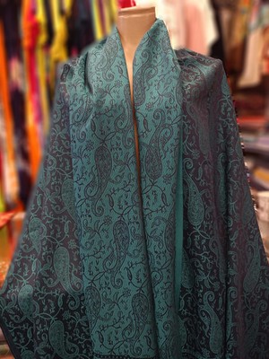 NQ Ince Paisley Desen Şal