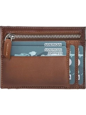 Nexgen Zip Deri Fermuarlı Kartlık Zpch RST2EF Taba