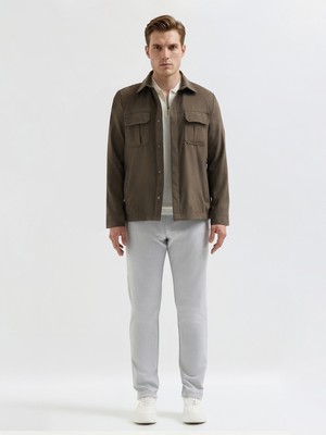 Karaca Haki Süet Mont