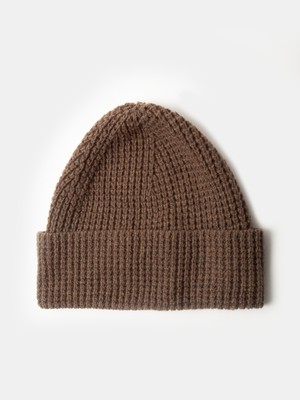 Karaca Kahverengi Pamuk Yün Karışımlı Bere