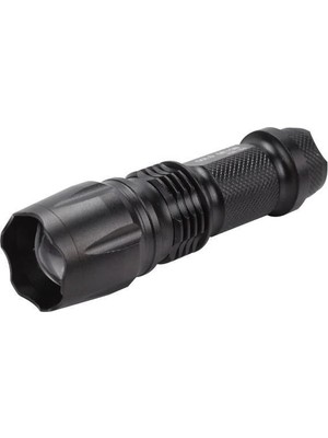 Nexgen Gold Orion Km-84 Tasarruflu Şarjlı Zoomlu Metal El Feneri Kemer Klipsli