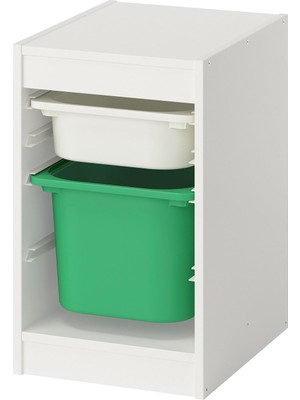 IKEA Trofast Beyaz-Parlak Yeşil Saklama Ünitesi