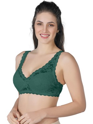 Yeşil Mı Emay 188 B Pedli Dantelli Telli Toparlayıcı Sütyen