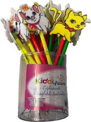 Kitabevimden Kiddy World Figürlü Süslü Kalemler