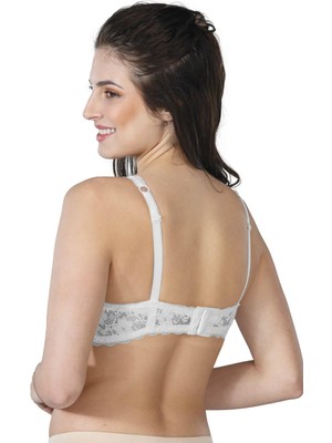 Ekru Mı Emay 188 B Pedli Dantelli Telli Toparlayıcı Sütyen