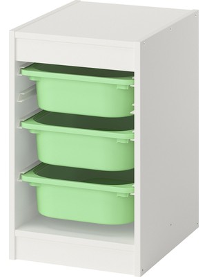 IKEA Trofast Beyaz-Açık Yeşil Saklama Ünitesi