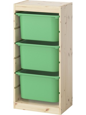 IKEA Trofast Çam-Parlak Yeşil Saklama Ünitesi