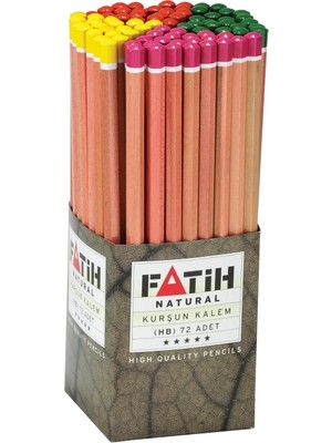 Kitabevimden Fatih Kurşun Kalem Natural Köşeli 12210 100 Lü