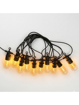 ForWhat Büro Ev Ofis Dekoru Için 5mt 10LED Fişli Gün Işığı LED Ampul Şerit Aydınlatma