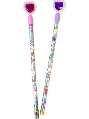 Kitabevimden Dolphin Meowmaıd Başlıklı Kurşun Kalem Kalp (24 LÜ)MM-7148