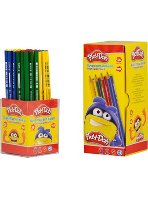 Kitabevimden Play-Doh Kurşun Kalem Üçgen (36 Lı Stand) PLAY-KK003