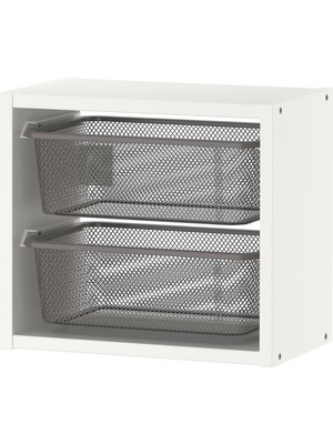 IKEA Trofast Beyaz-Gri Çocuk Duvar Rafı