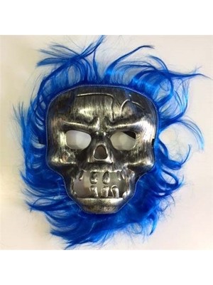 Arel Tech Store Cadılar Bayramı Lacivert Saçlı Maske (5508) ARLSTRTCH-RSG3256