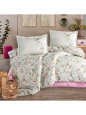 Decostyle Ranforce Nev Takımı Çift Kişilik Elara V1 Adaçayı