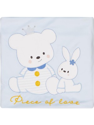 Albimini Tavşanlı Ayı Battaniye - Mavi