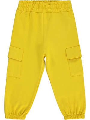 Civil Boys Kargo Cepli 2-5 Yaş Eşofman Alt - Sarı