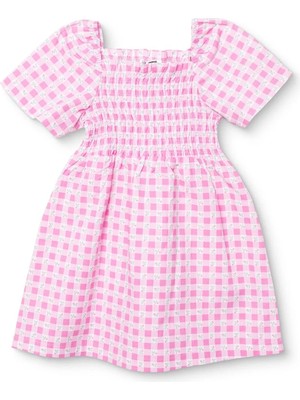 Hellobaby Kız Bebek Elbise Modelli Yaka Short Sleeve