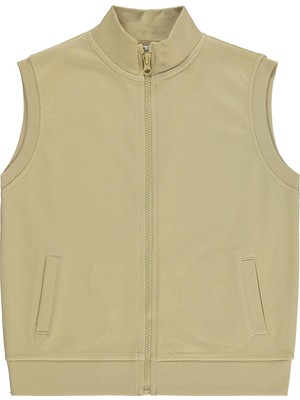 Civil Boys Pike 10-13 Yaş Yelek - Bej